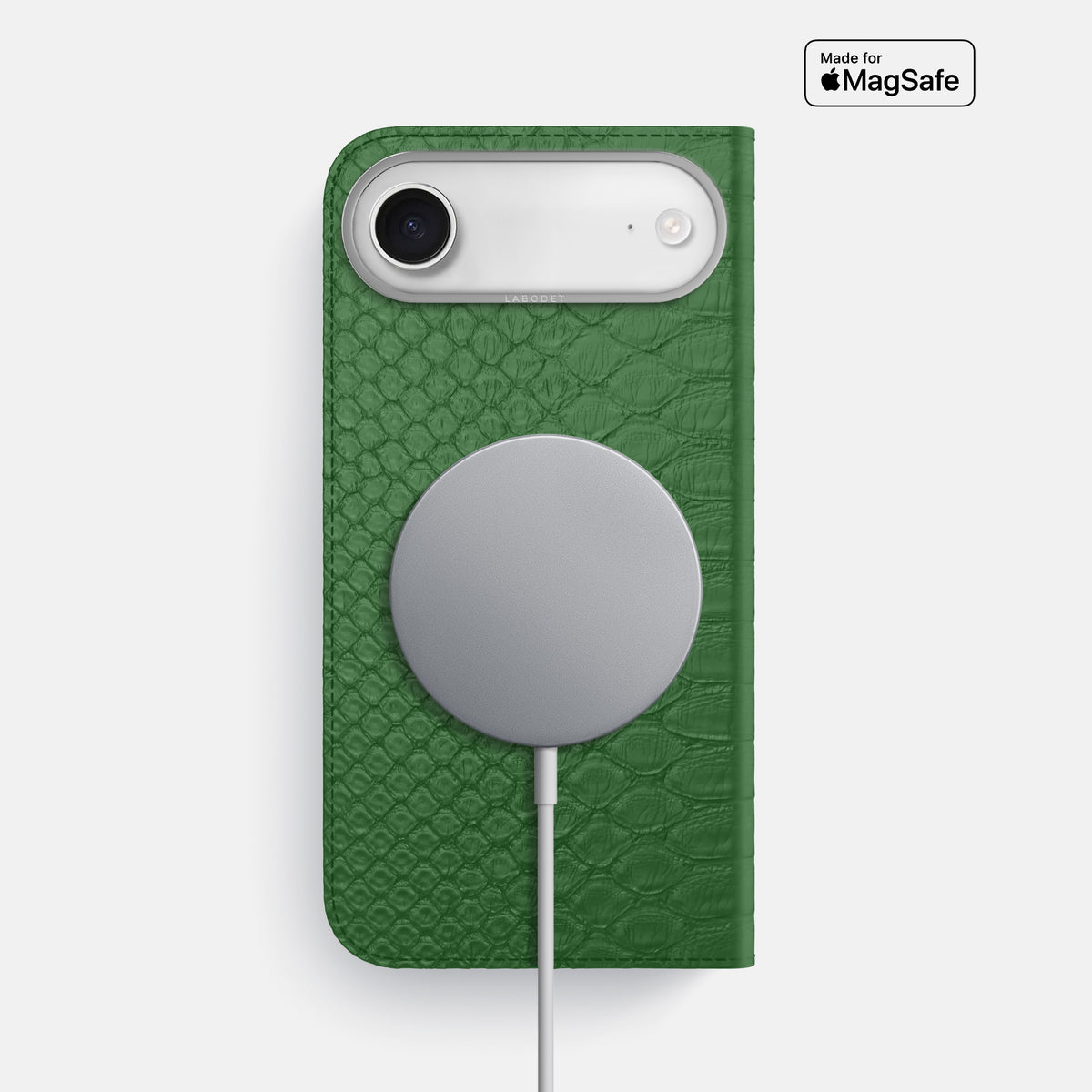 Folio Case For iPhone 17 Air In Python -3 | Green-Steel