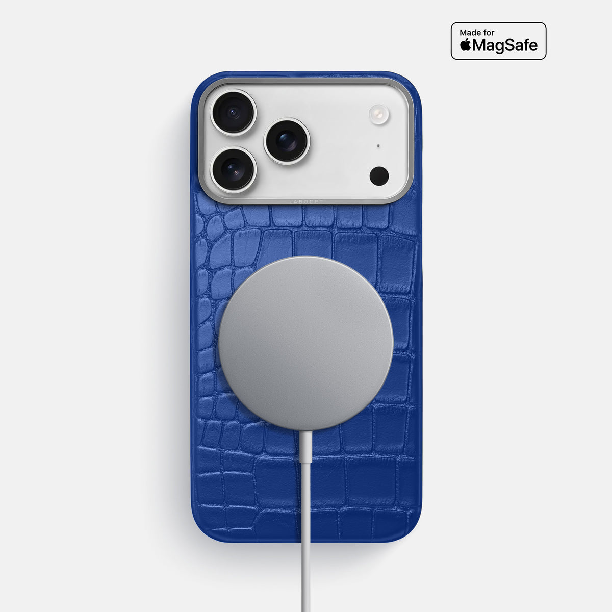Classic Case For iPhone 17 Pro Max In Alligator -5 | Royal-Blue-Steel