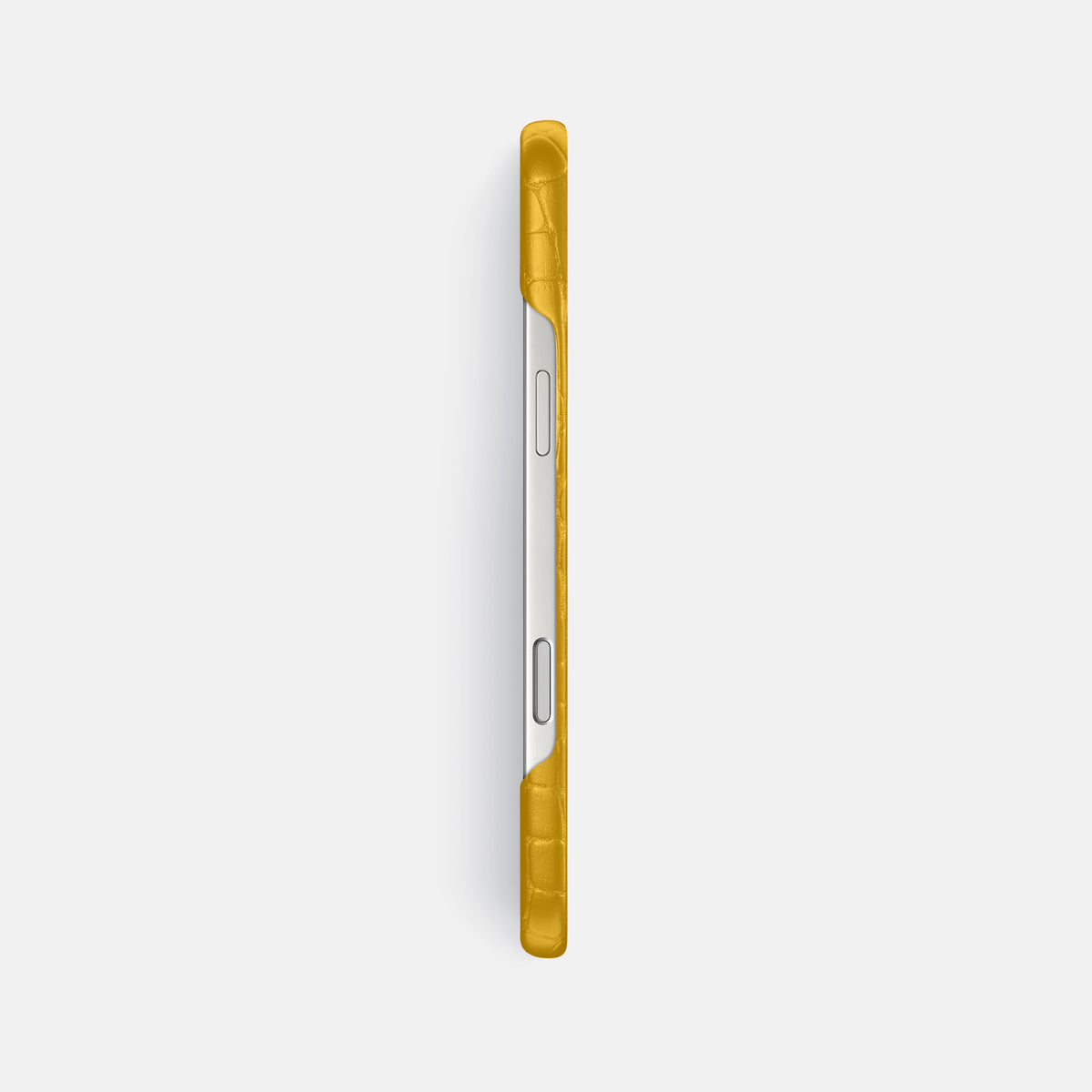 Slim Case For iPhone 17 Pro Max In Alligator -3 | Yellow