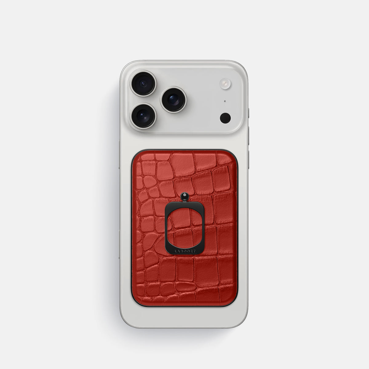 MagSafe Ring For iPhone 17 Pro In Alligator -1 | Red-Black