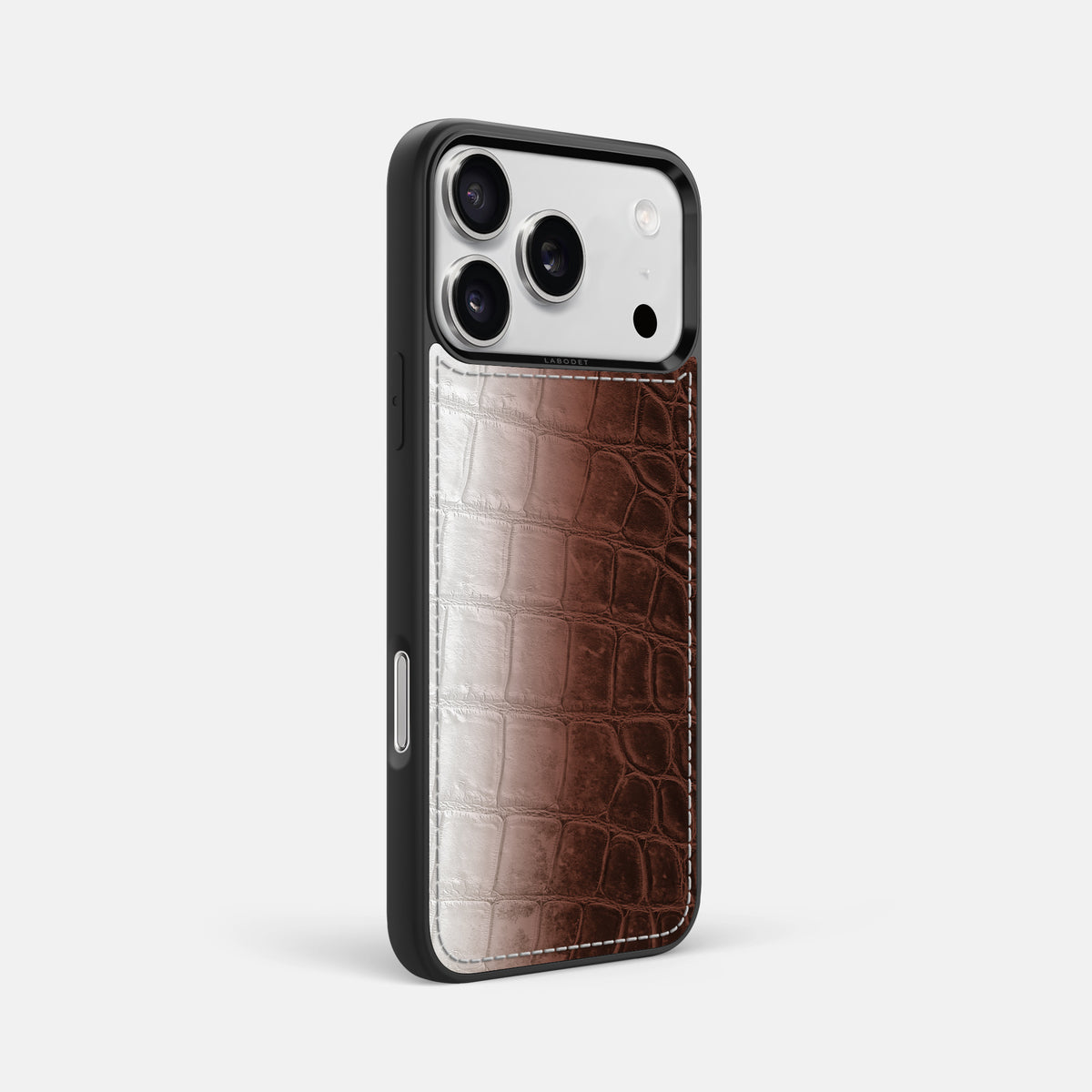 Sport Case For iPhone 17 Pro Max In Himalayan Crocodile -2 | Dark-Brown