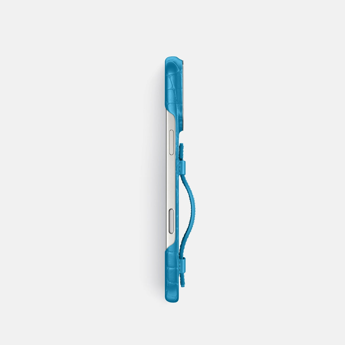 Handle Case For iPhone 18 Pro In Alligator -3 | Curaçao-Blue-Steel