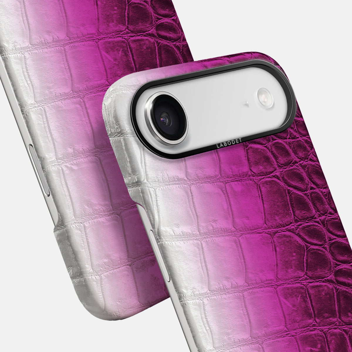 Classic Case For iPhone 17 Air In Himalayan Crocodile -5 | Fuchsia-Black