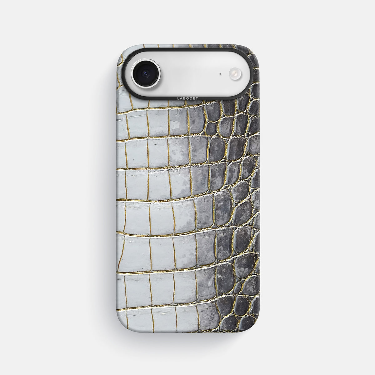 Classic Case For iPhone 17 Air In Himalayan Crocodile -1 | Gold-Black