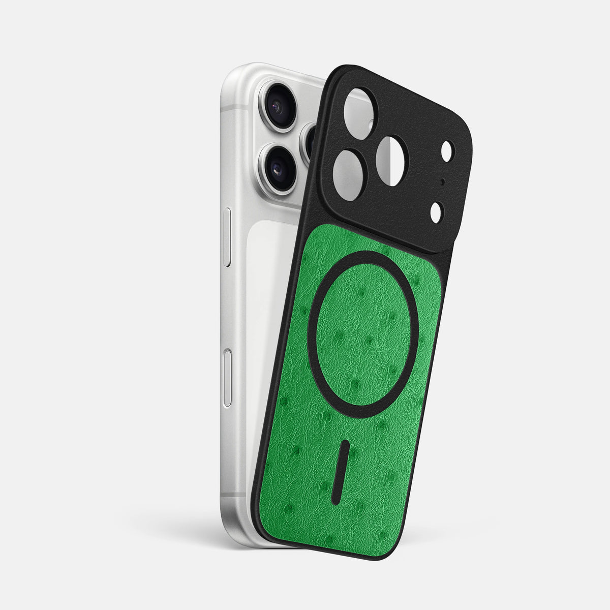 MagSafe Mask For iPhone 17 Pro Max In Ostrich -1 | Kentucky-Green