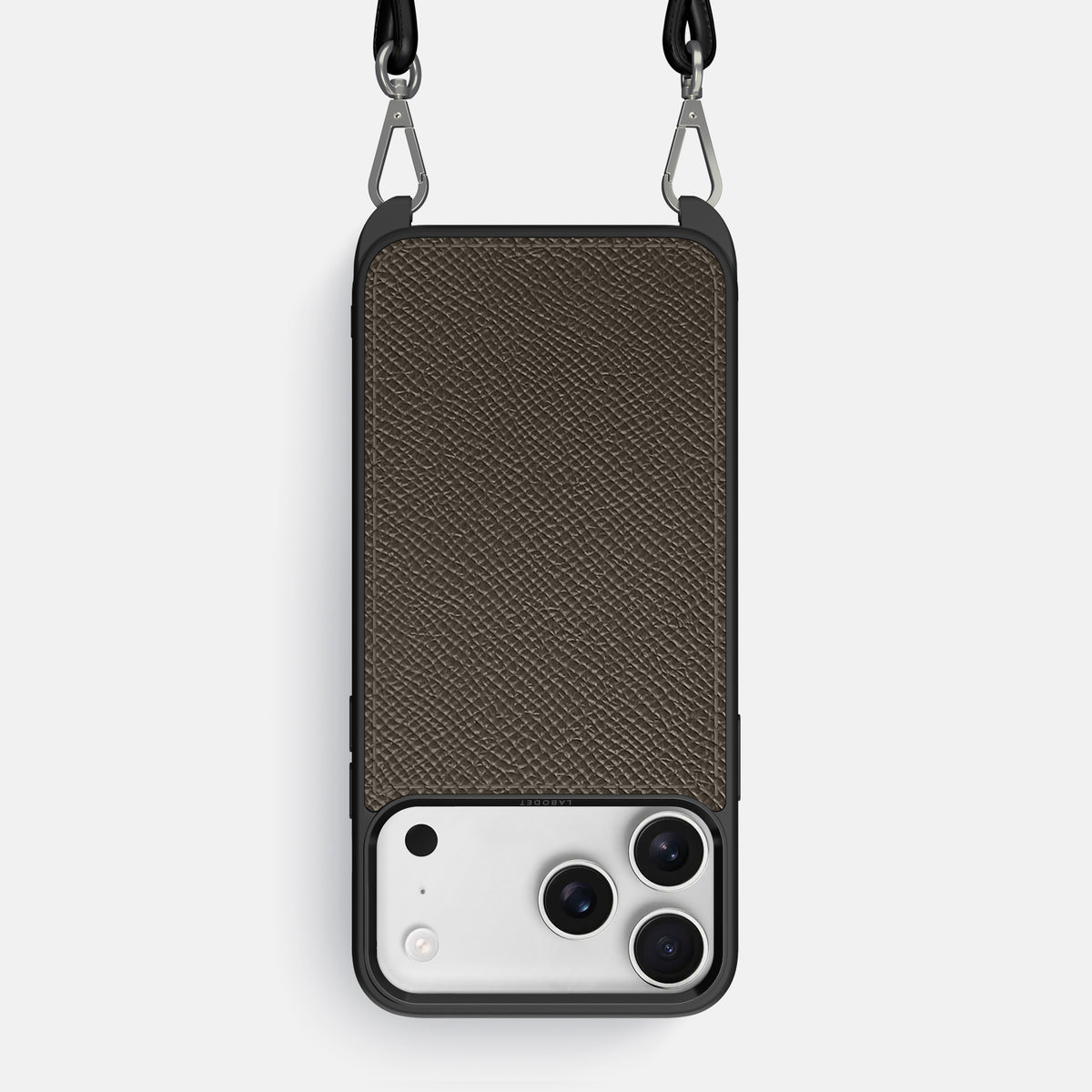Crossbody Sport Case For iPhone 17 Pro Max In Epsom-Style Calf -1 | Taupe