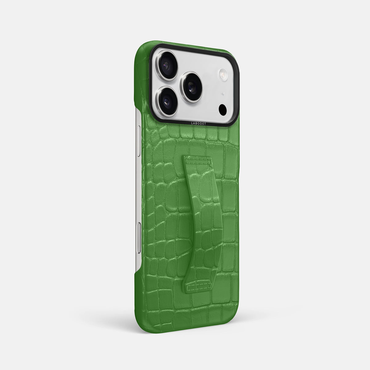 Finger Case For iPhone 17 Pro Max In Alligator -2 | Apple-Green-Black
