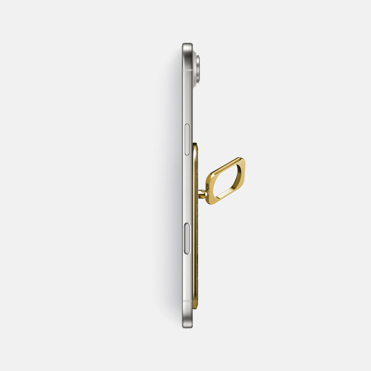 MagSafe Ring For iPhone 17 Air In Ostrich -3 | Navy-Blue-Gold