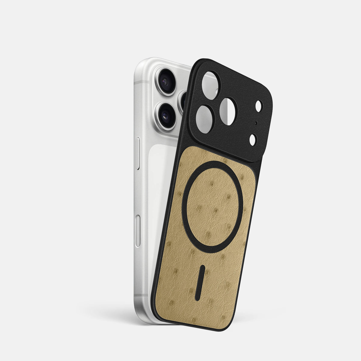MagSafe Mask For iPhone 17 Pro In Ostrich -1 | Desert-Sand