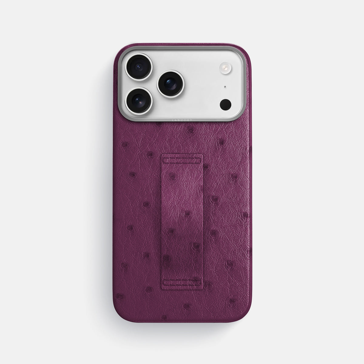 Finger Case For iPhone 17 Pro Max In Ostrich -1 | Purple-Steel