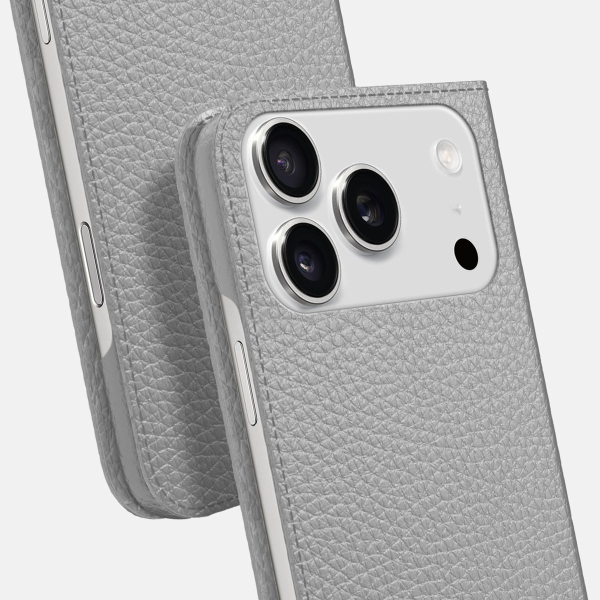 Folio Slim Case For iPhone 18 Pro In Calf -5 | Nuage