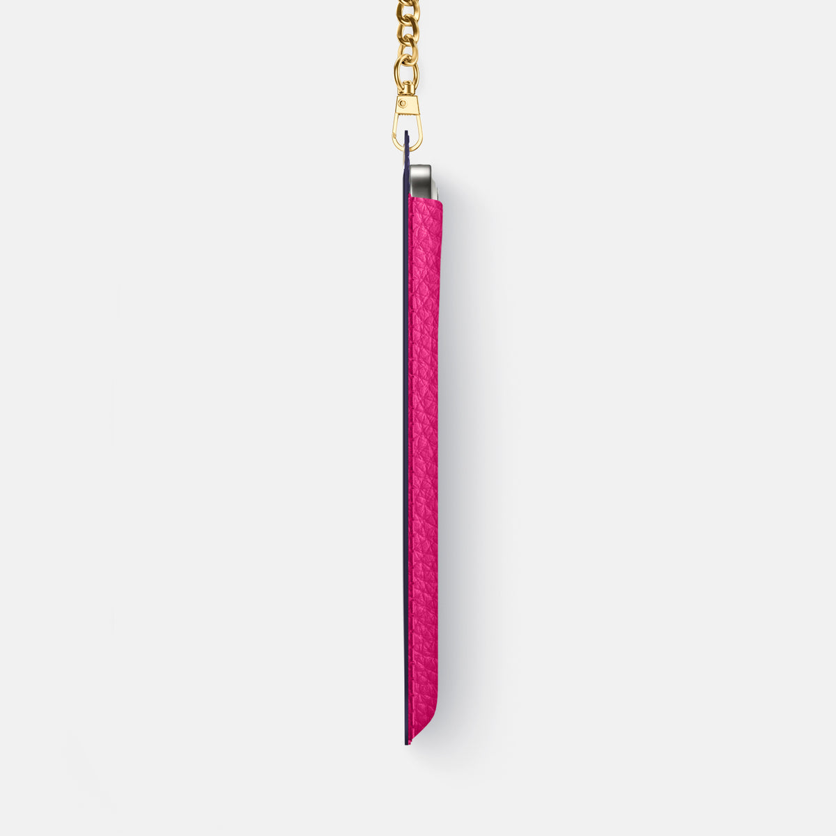 Crossbody Bag For iPhone 17 Pro Max In Calf -4 | Magenta-Gold