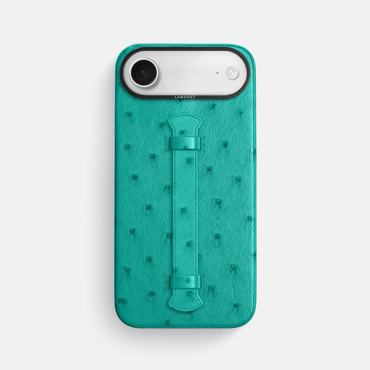 Center Handle For iPhone 17 Air In Ostrich -1 | Turquoise-Black