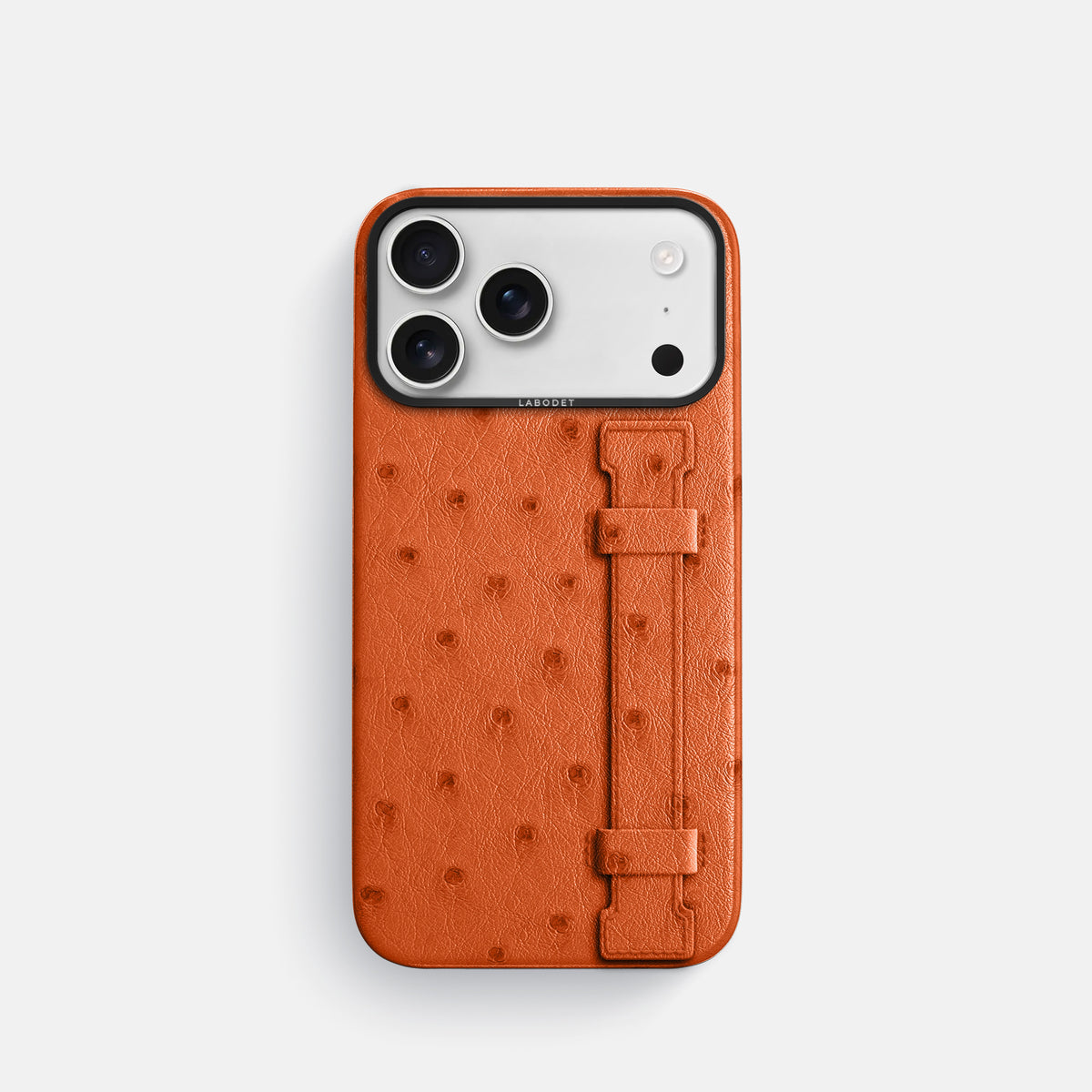 Handle Case For iPhone 17 Pro In Ostrich -1 | Orange-Black