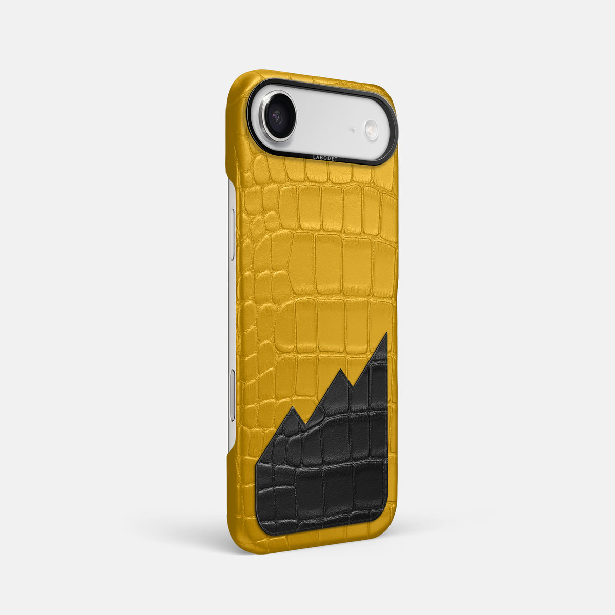 Classic Case With UpOnly For iPhone 17 Air In Alligator -2 | Yellow-Black
