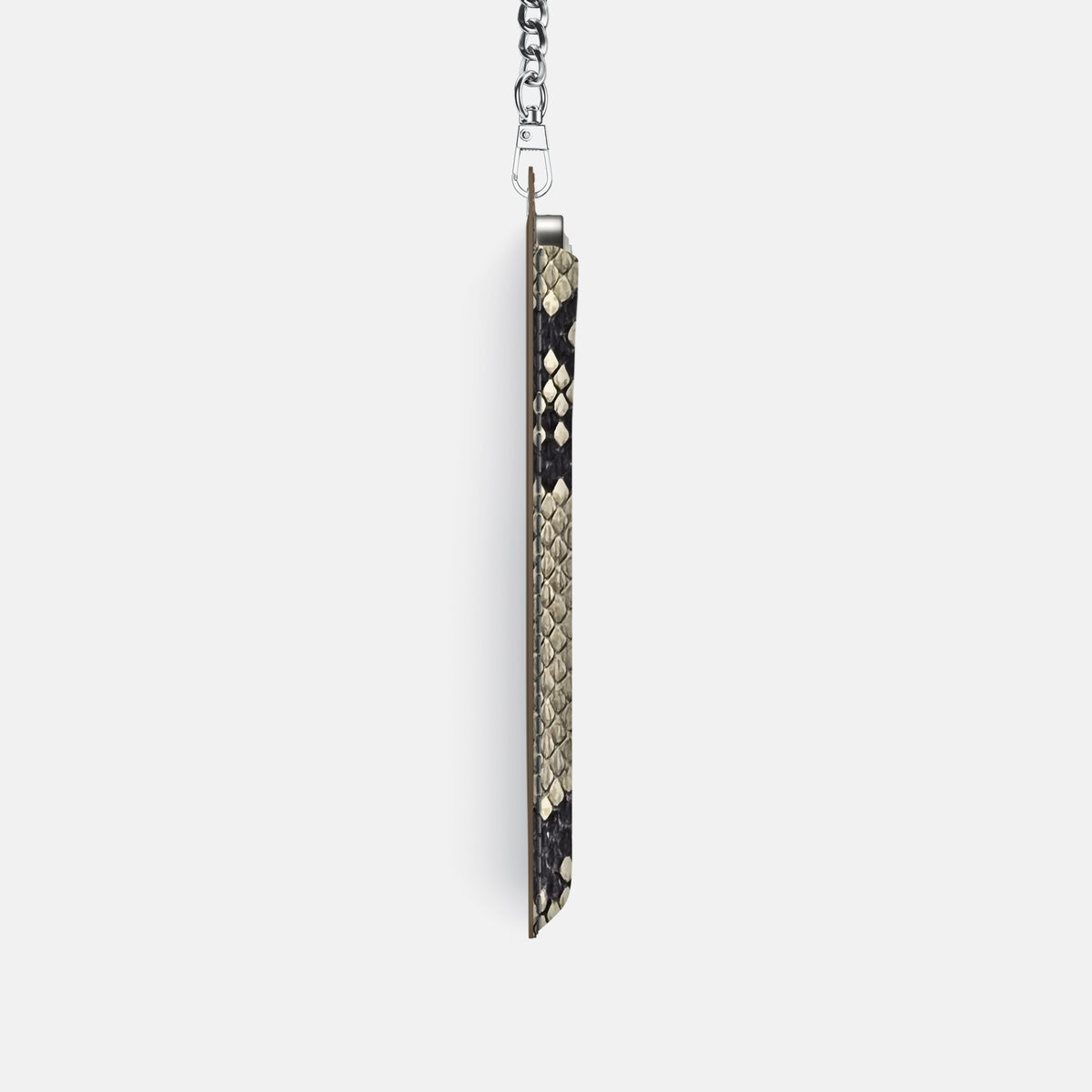 Crossbody Bag For iPhone 17 Pro In Deluxe Python -4 | Savannah-Steel