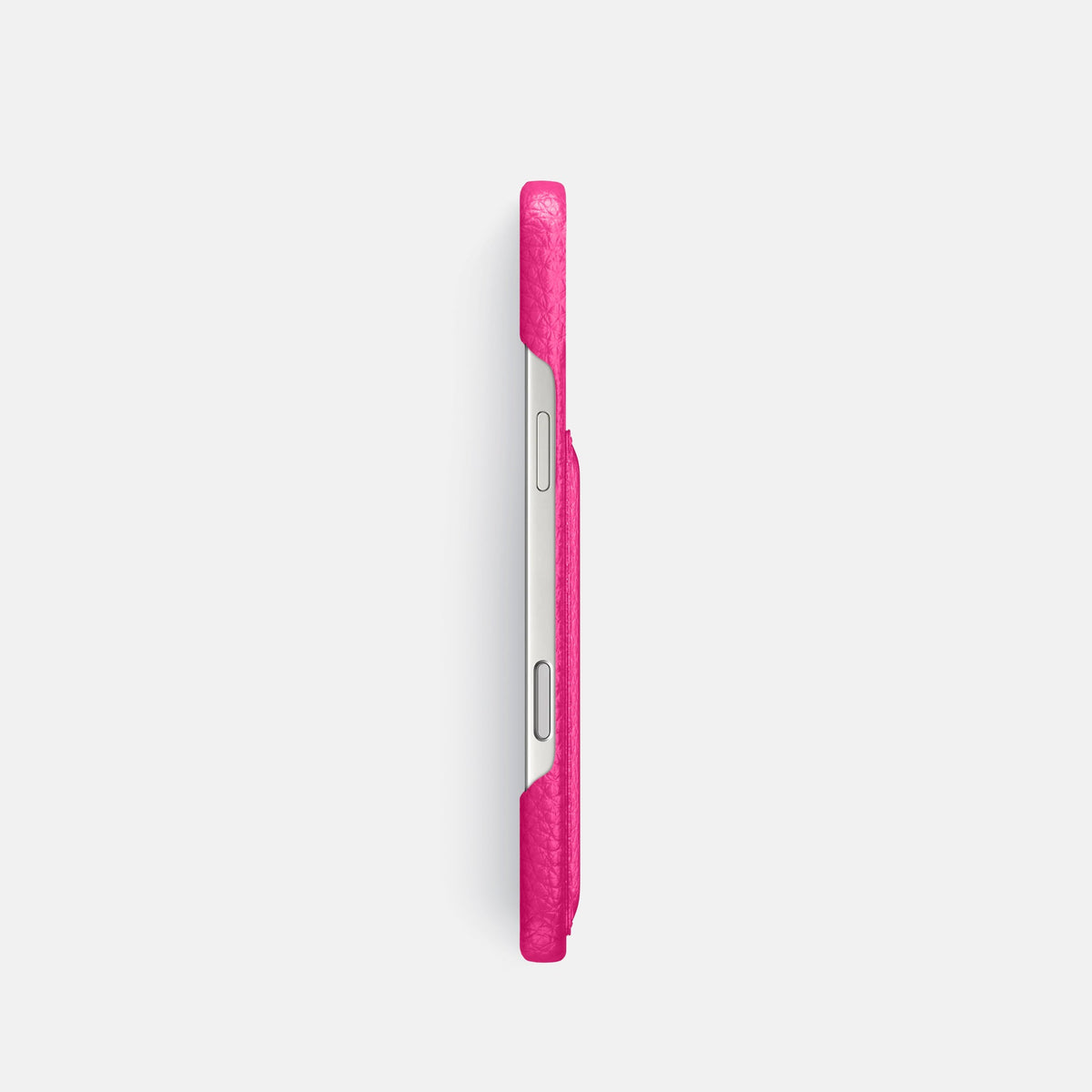Slim Card Case For iPhone 18 Pro In Calf -3 | Magenta