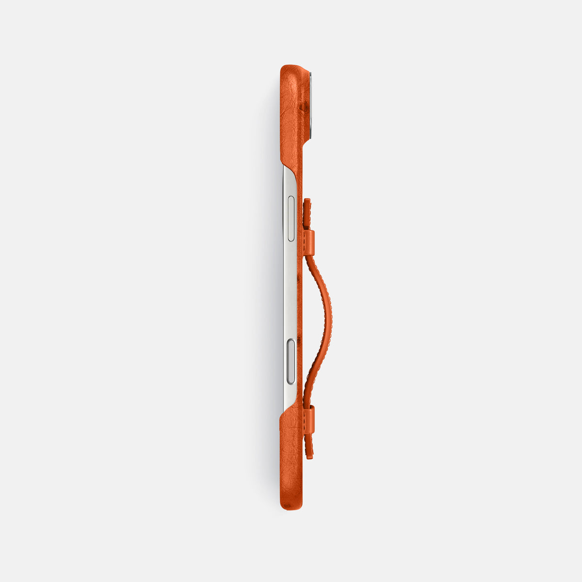 Handle Case For iPhone 17 Air In Ostrich -3 | Orange-Steel