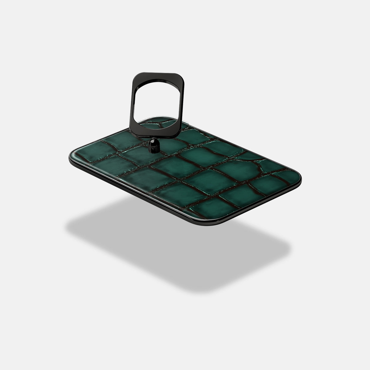 MagSafe Ring For iPhone 17 Air In Patina Alligator -4 | Green-Black