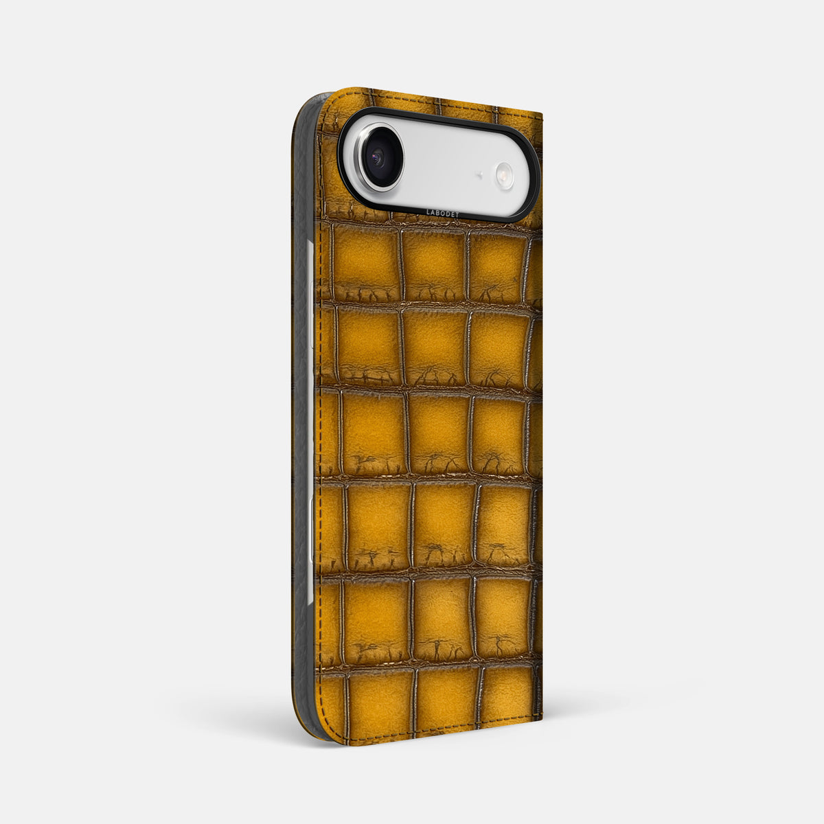 Folio Case For iPhone 17 Air In Patina Alligator -1 | Sydney-Black