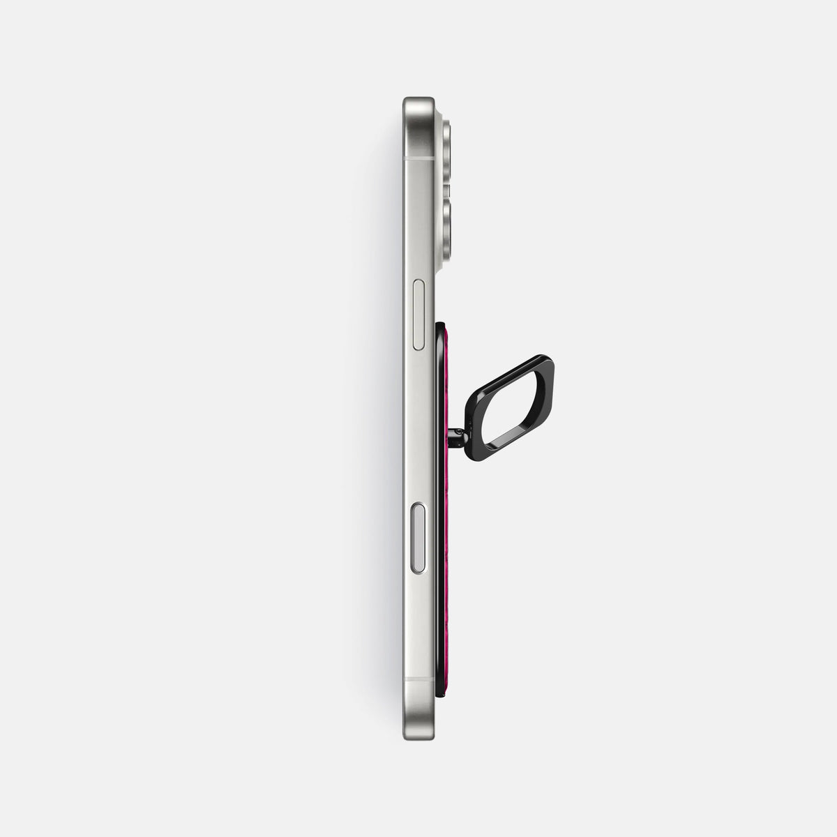 MagSafe Ring For iPhone 18 Pro Max In Calf -3 | Magenta-Black