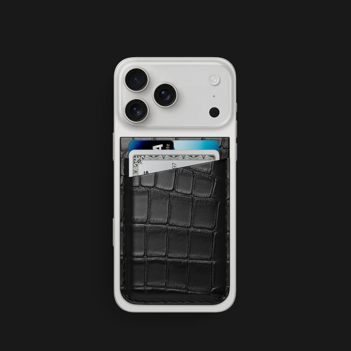 MagSafe Wallet Edition Black For iPhone 17 Pro In Alligator -1 | Edition-Black