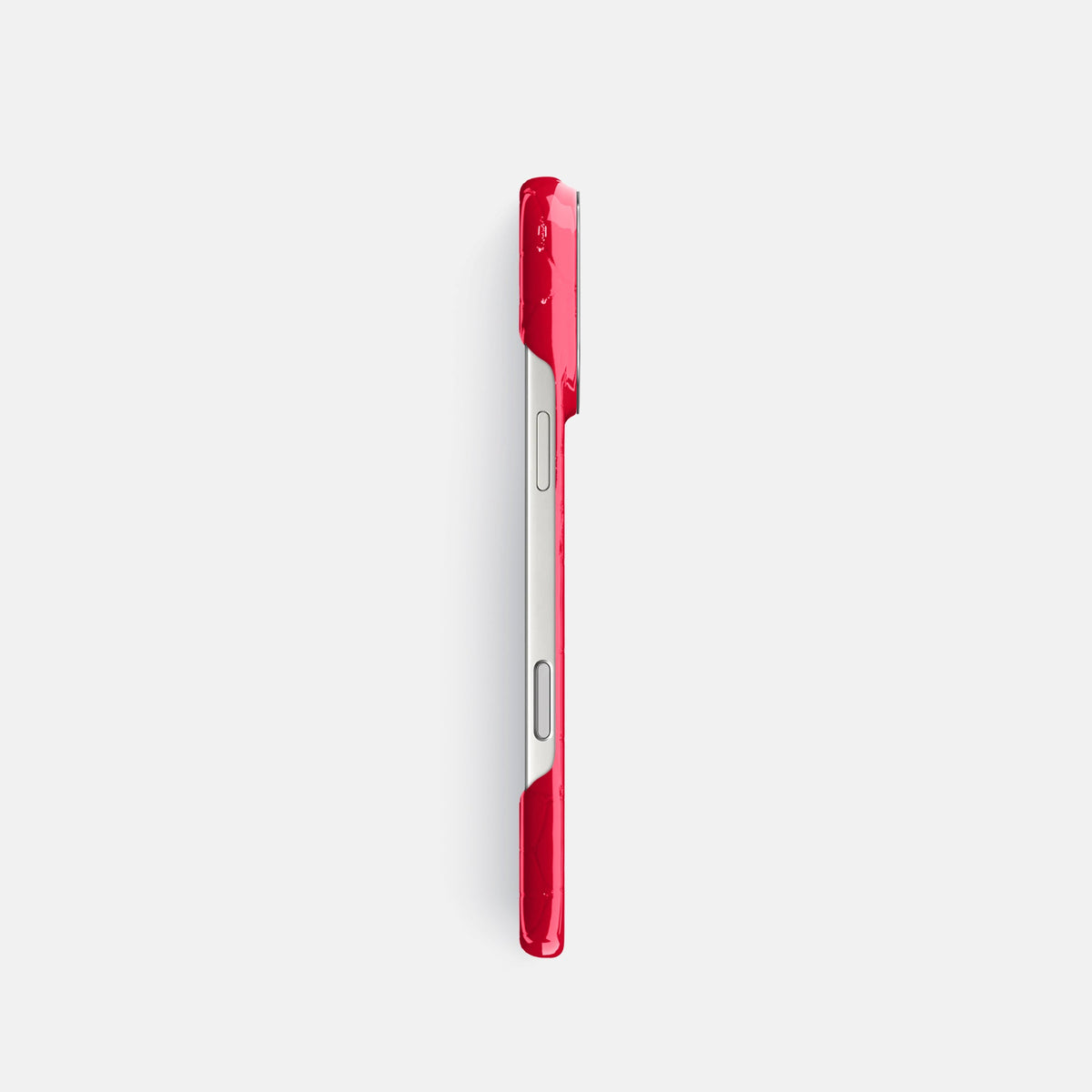 Classic Case For iPhone 18 Pro In Shiny Alligator -3 | Cherry-Steel