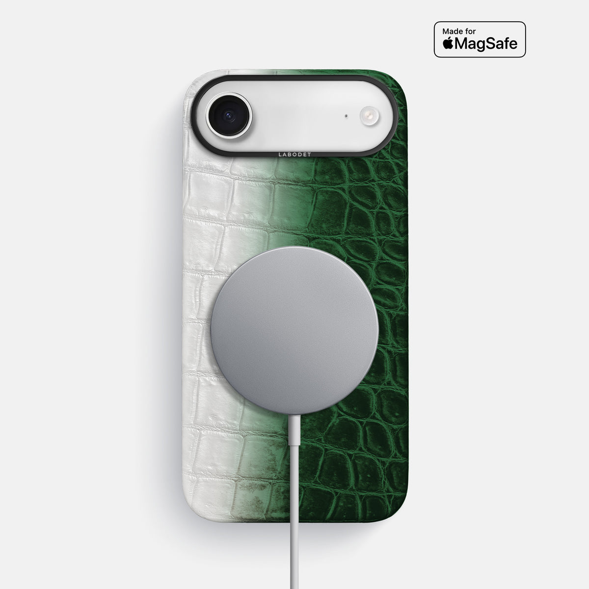 Classic Case For iPhone 17 Air In Himalayan Crocodile -4 | Green-Black