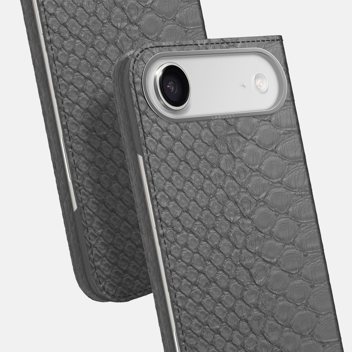 Folio Case For iPhone 17 Air In Python -5 | Grey-Steel