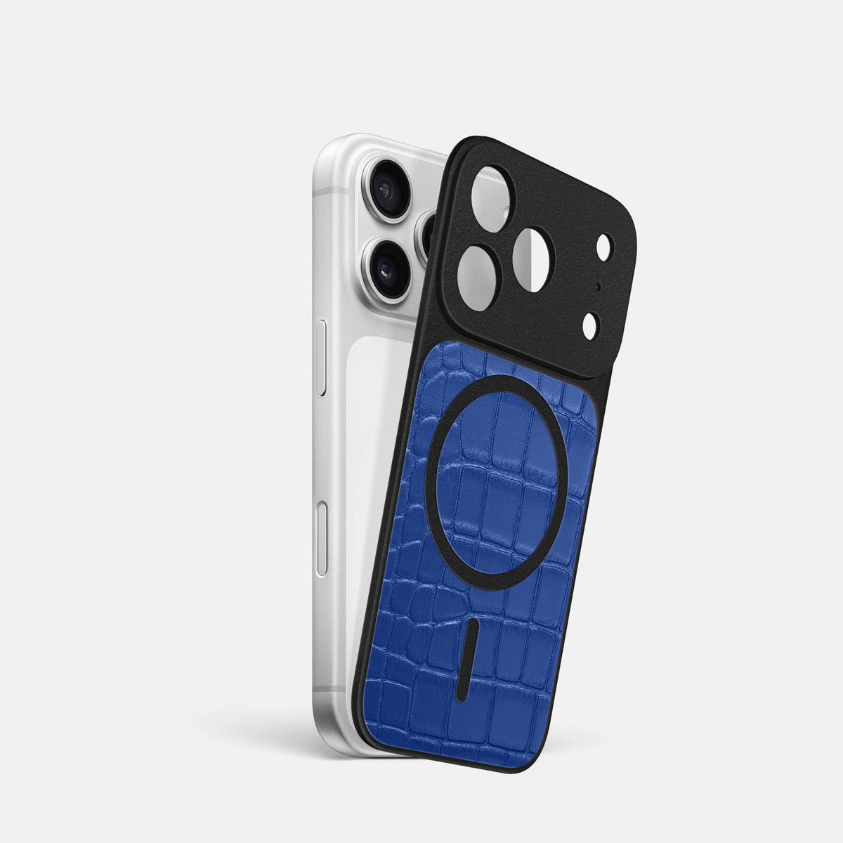 MagSafe Mask For iPhone 17 Pro In Alligator -1 | Royal-Blue