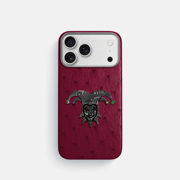 Classic Case With Carbon Joker For iPhone 17 Pro In Ostrich