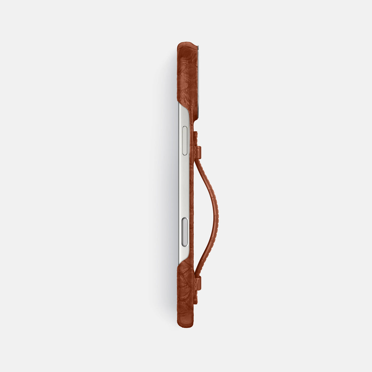 Center Handle For iPhone 17 Pro Max In Python -2 | Medium-Brown-Steel