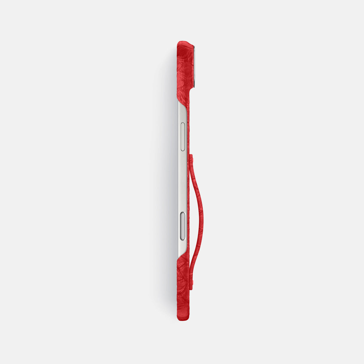 Finger Case For iPhone 17 Air In Python -3 | Red-Steel