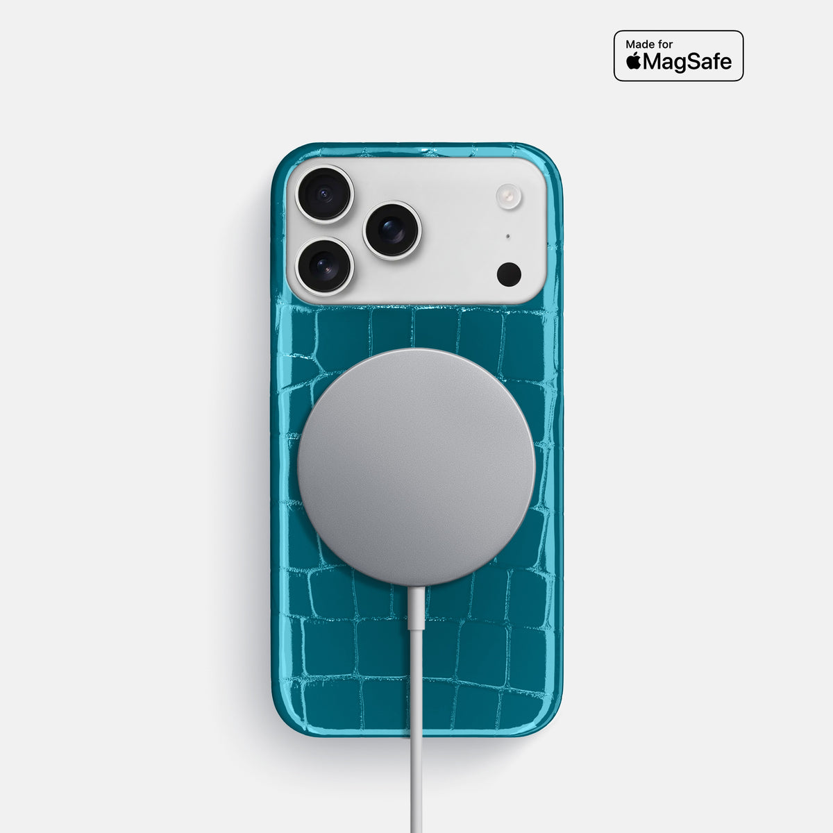 Slim Case For iPhone 17 Pro In Shiny Alligator -5 | Curacao