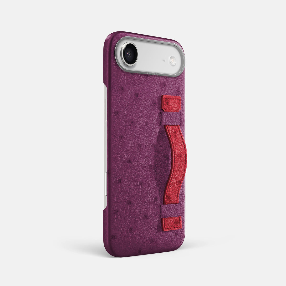 Handle Case Coloré For iPhone 17 Air In Ostrich -2 | Purple-Steel