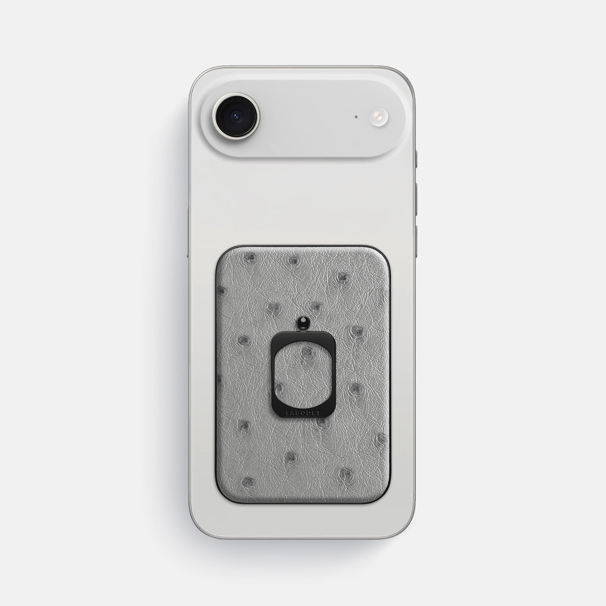 MagSafe Ring For iPhone 17 Air In Ostrich -2 | Silver-Black