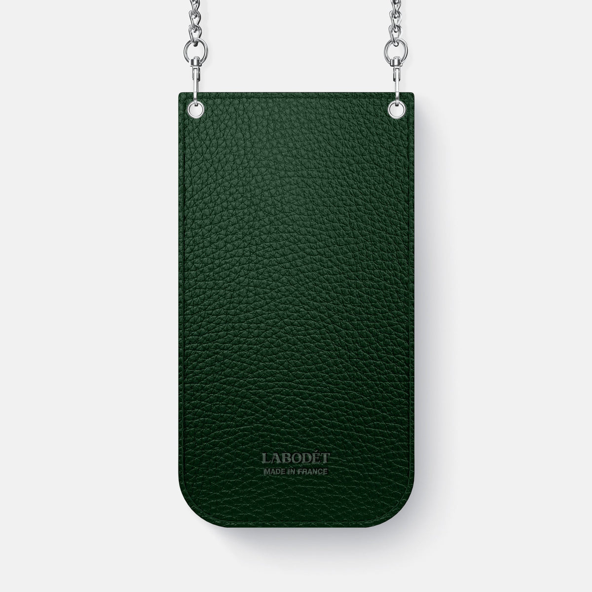 Crossbody Bag For iPhone 18 Pro Max In Ostrich -3 | Forest-Green-Steel