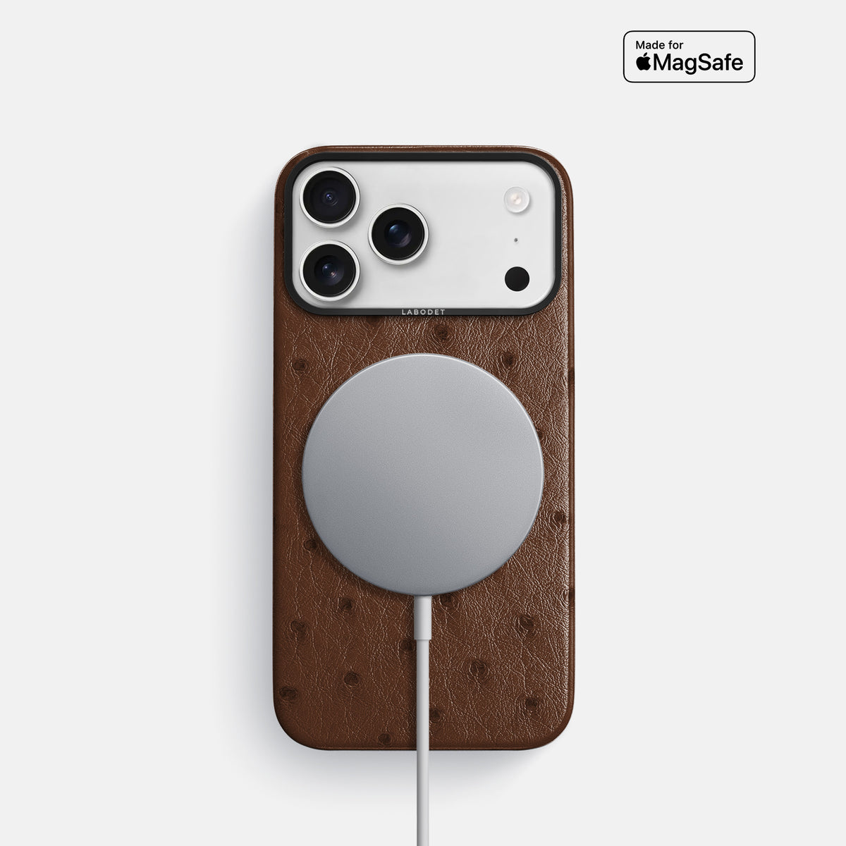 Classic Case For iPhone 17 Pro In Ostrich -5 | Chocolate-Black