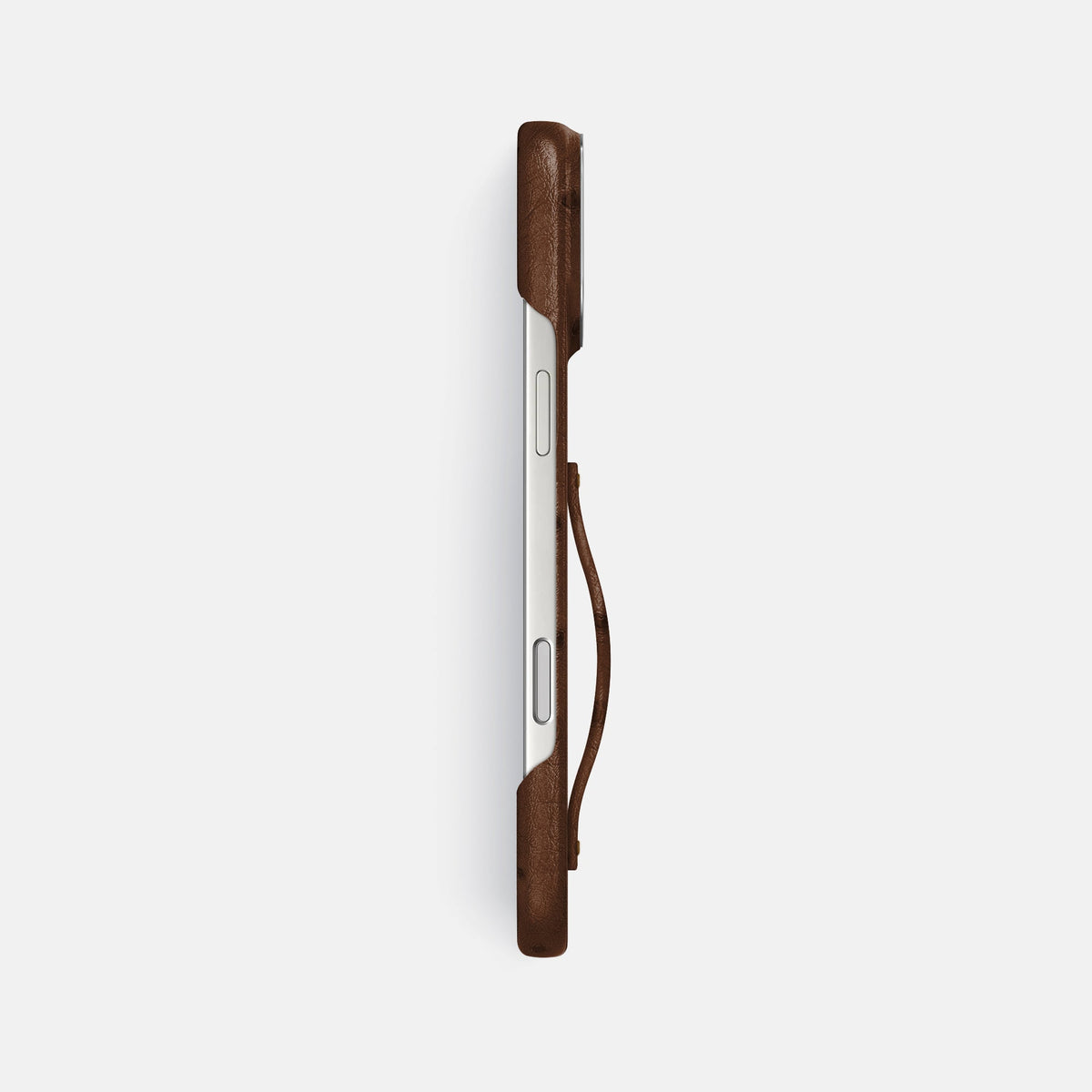 Finger Case For iPhone 18 Pro Max In Ostrich -3 | Chocolate-Steel