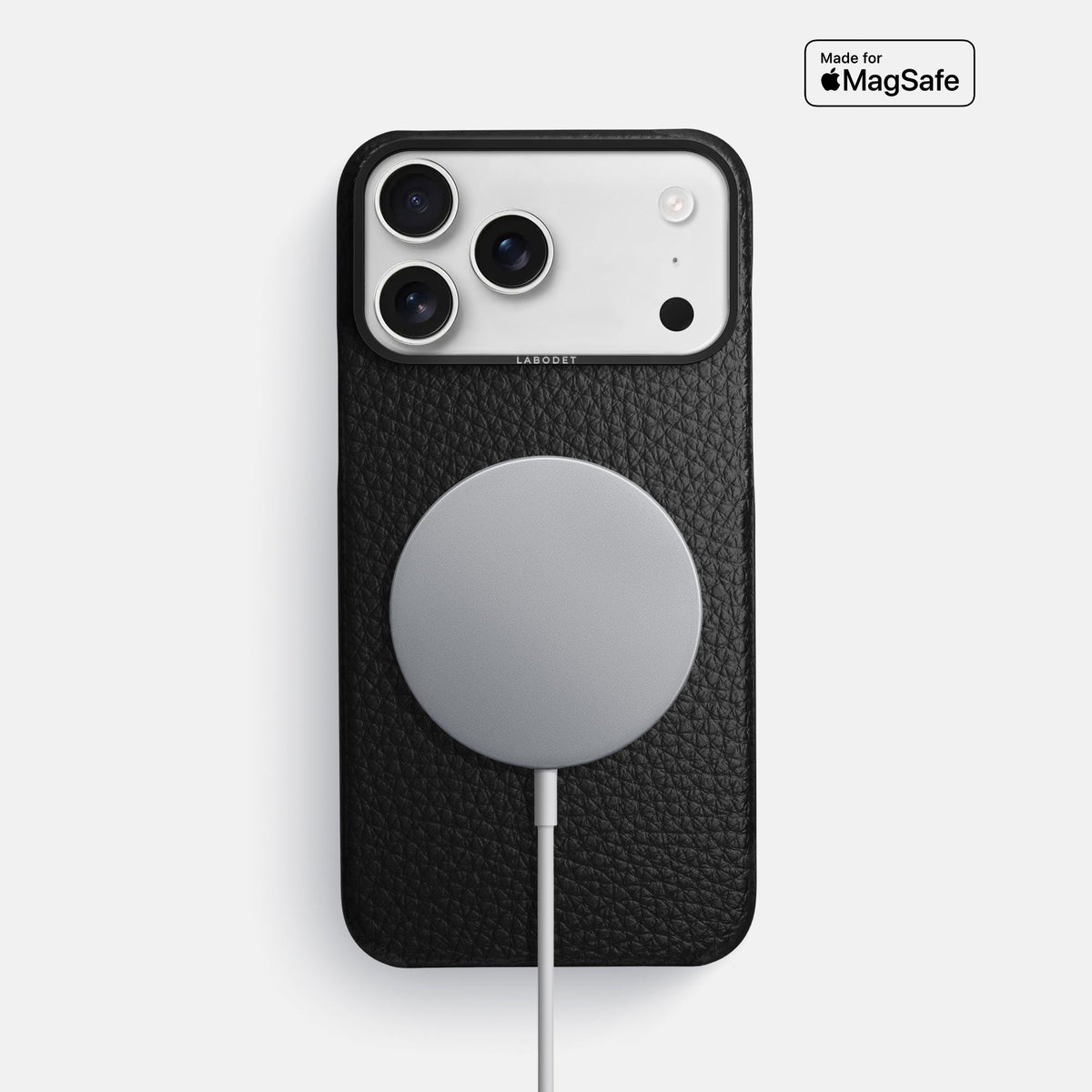 Classic Case For iPhone 18 Pro Max In Calf -5 | Black-Black