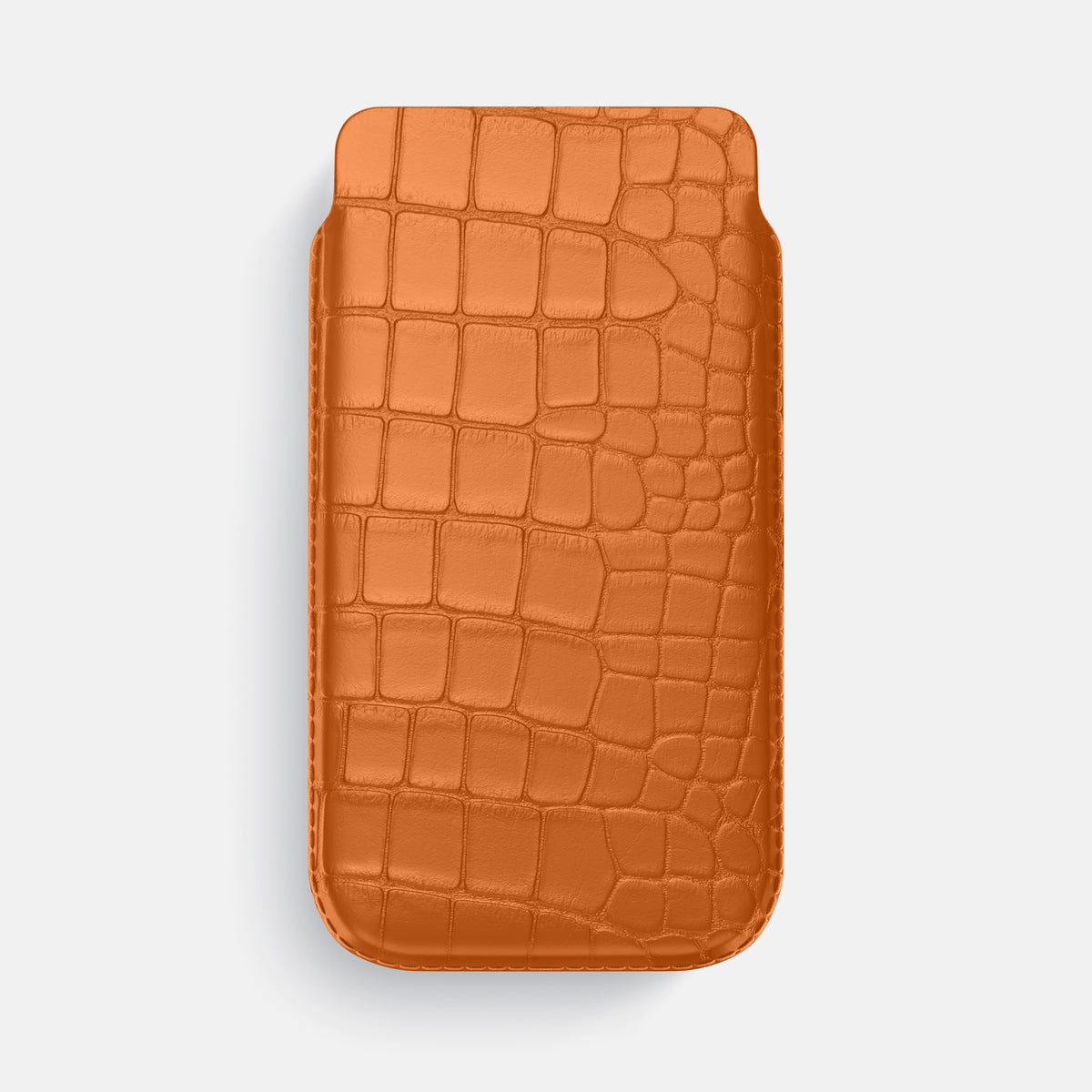 Pouch Case For iPhone 17 Air In Alligator -1 | Orange