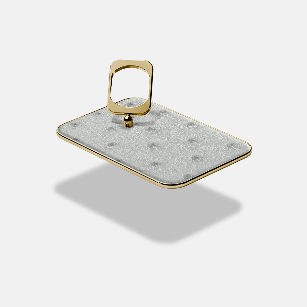 MagSafe Ring For iPhone 17 Pro In Ostrich -4 | White-Gold