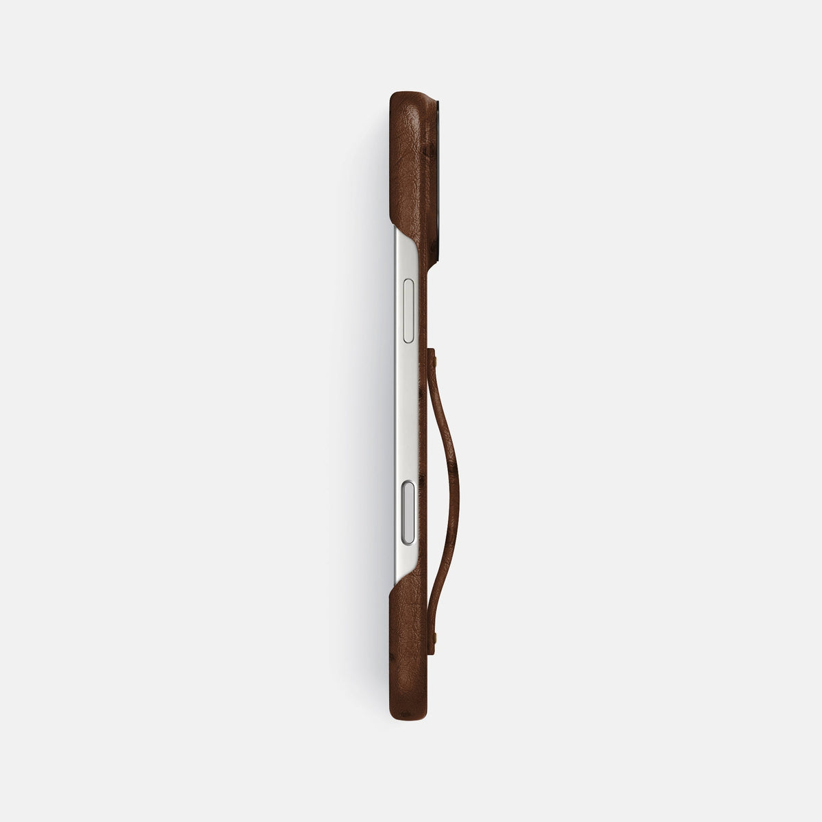Finger Case For iPhone 18 Pro Max In Ostrich -3 | Chocolate-Black
