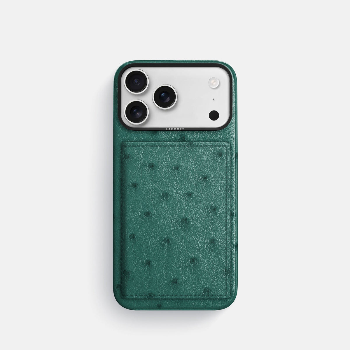 Bi-Fold Case For iPhone 18 Pro In Ostrich -1 | Forest-Green-Black
