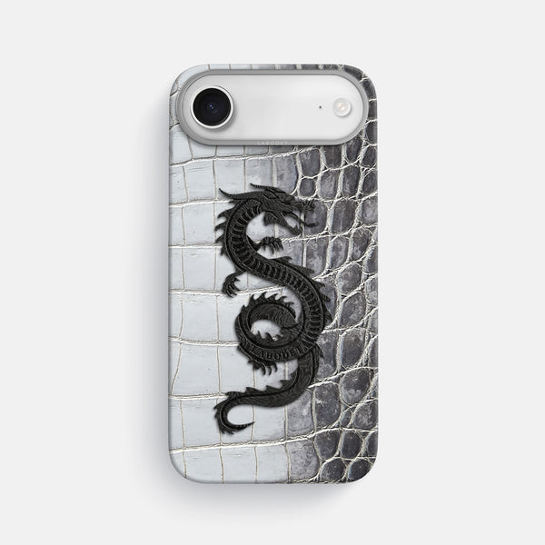 Classic Case With Carbon Dragon For iPhone 17 Air In Himalayan Crocodile