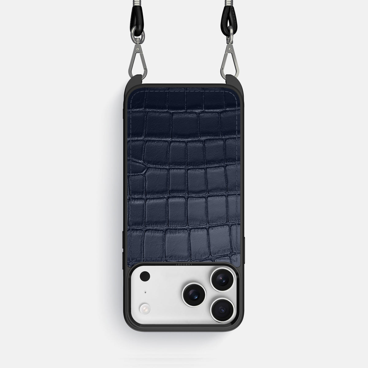 Crossbody Sport Case For iPhone 18 Pro In Alligator -1 | Navy-Blue