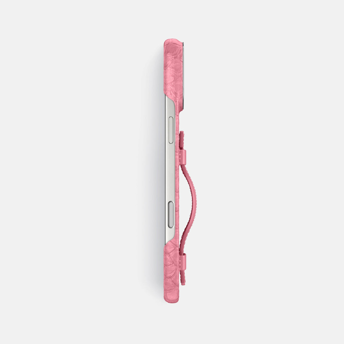 Handle Case For iPhone 18 Pro Max In Python -3 | Pink-Steel