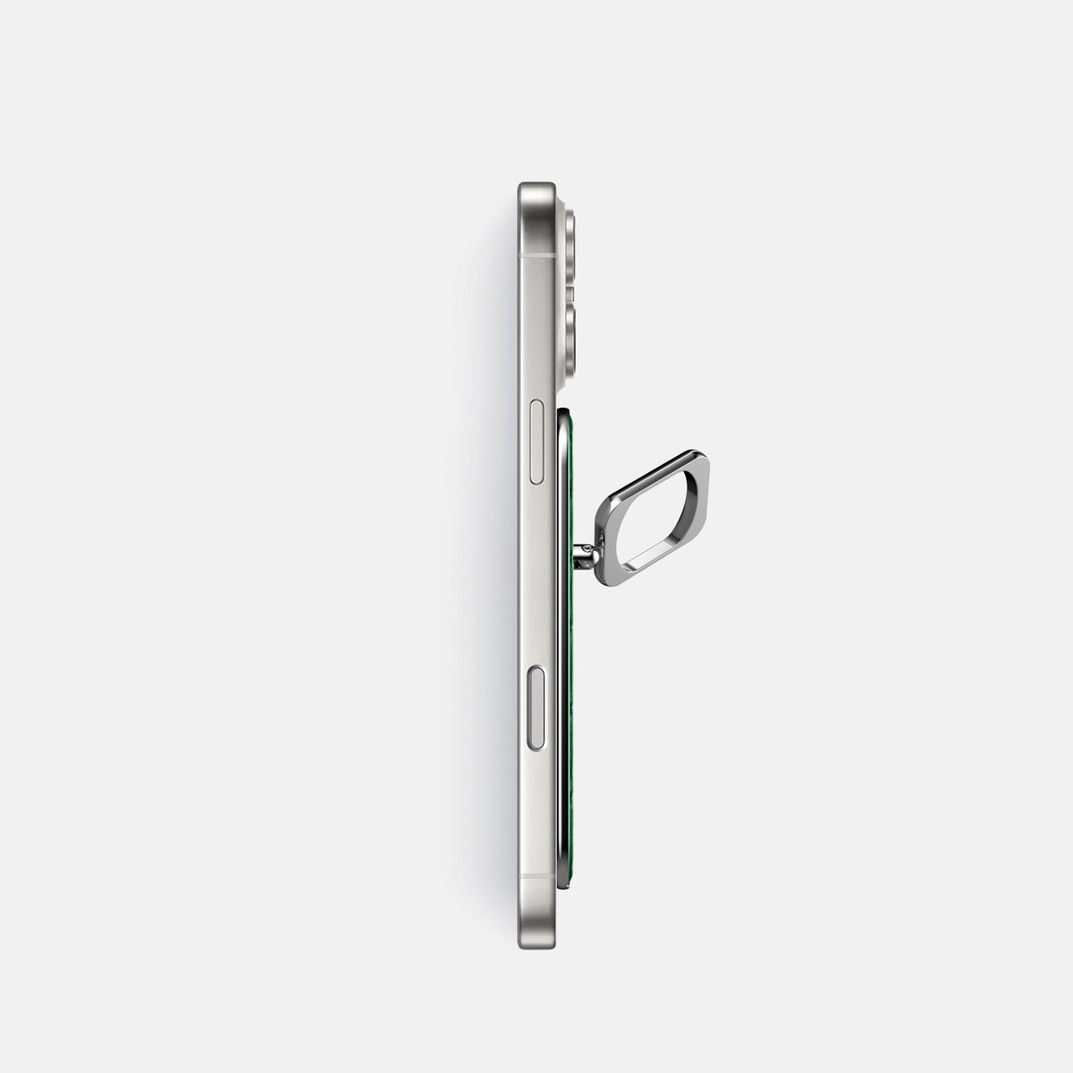 MagSafe Ring For iPhone 18 Pro In Alligator -3 | Forest-Green-Steel