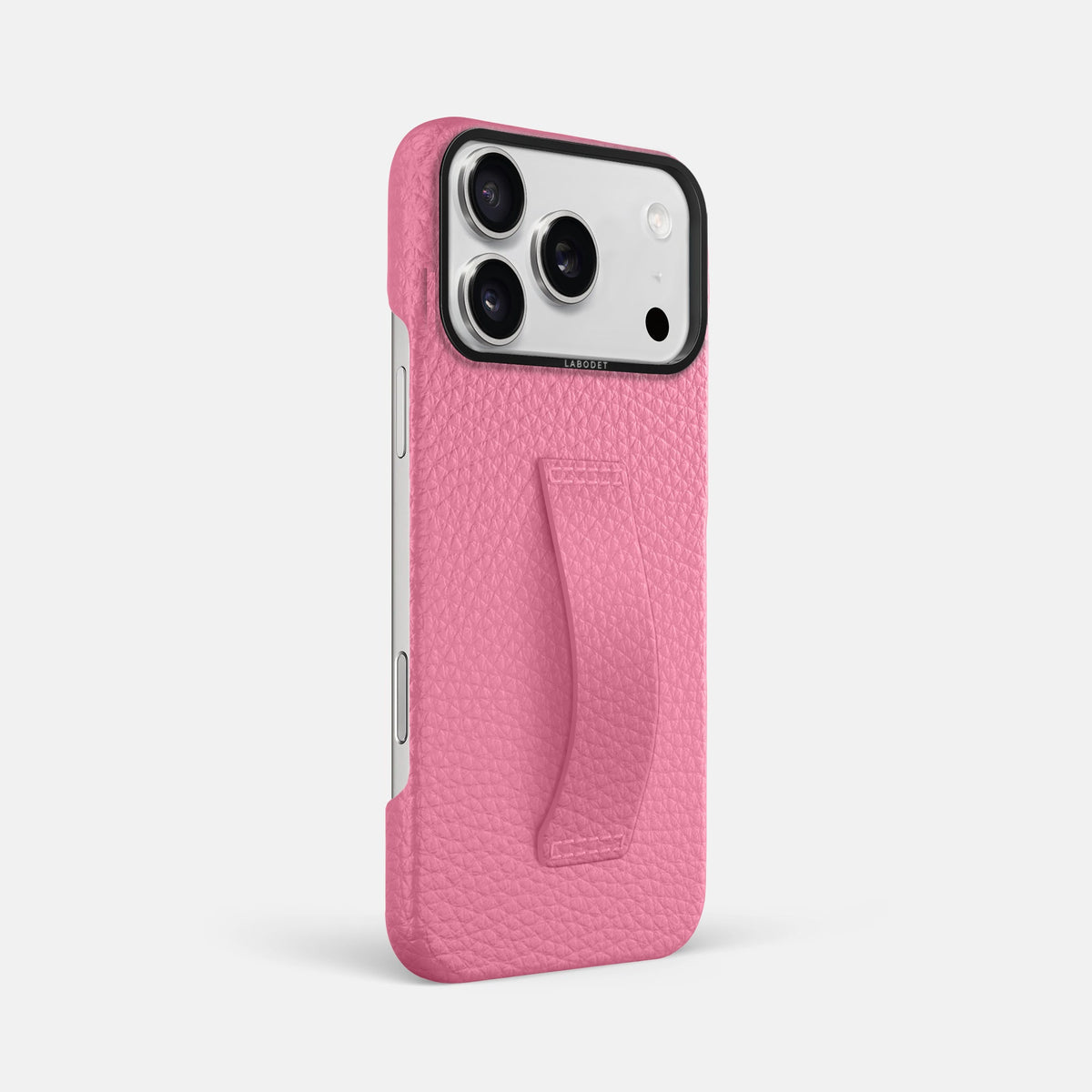 Finger Case For iPhone 18 Pro Max In Calf -2 | Pink-Black