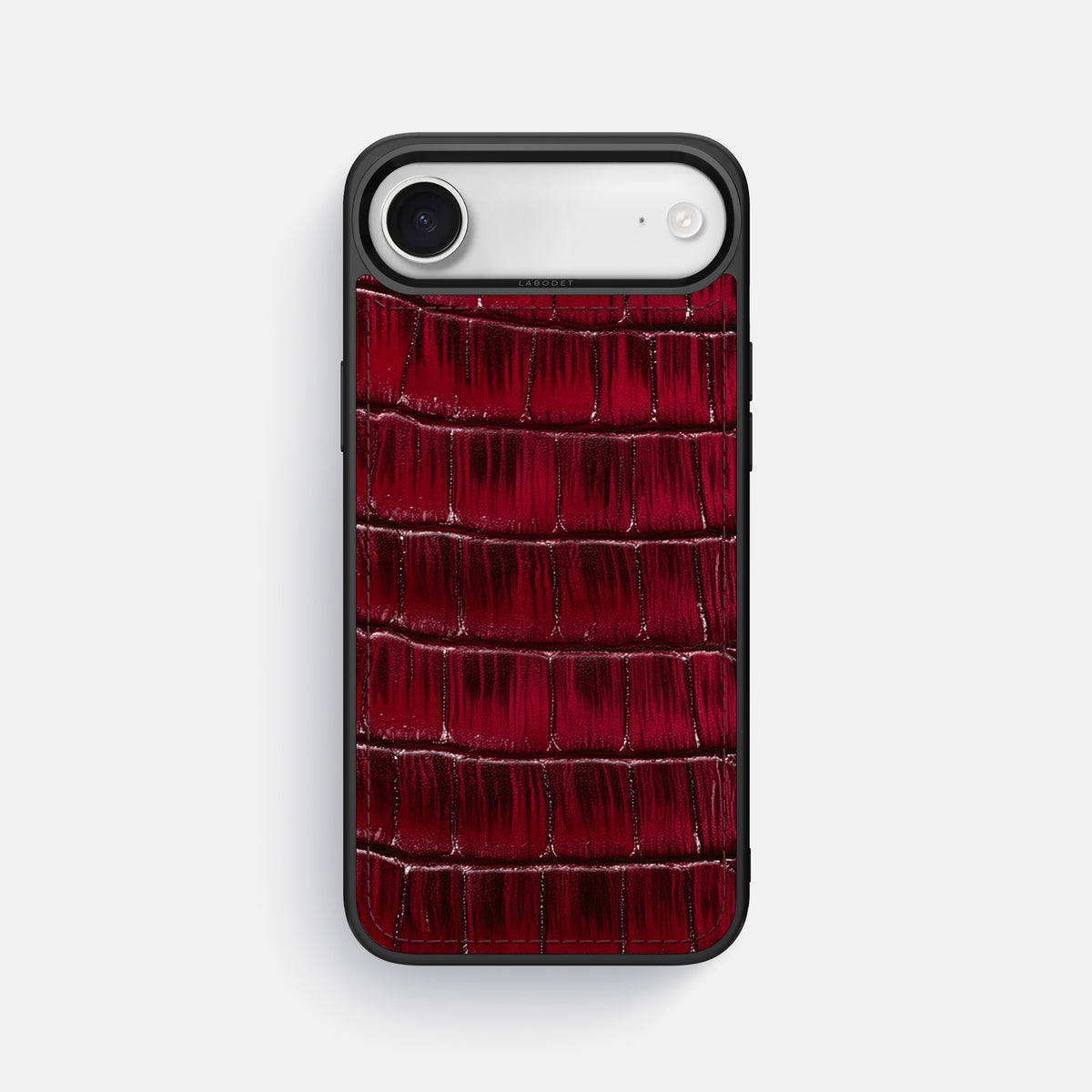 Sport Case For iPhone 17 Air In Patina Alligator -1 | Havana-Burgundy